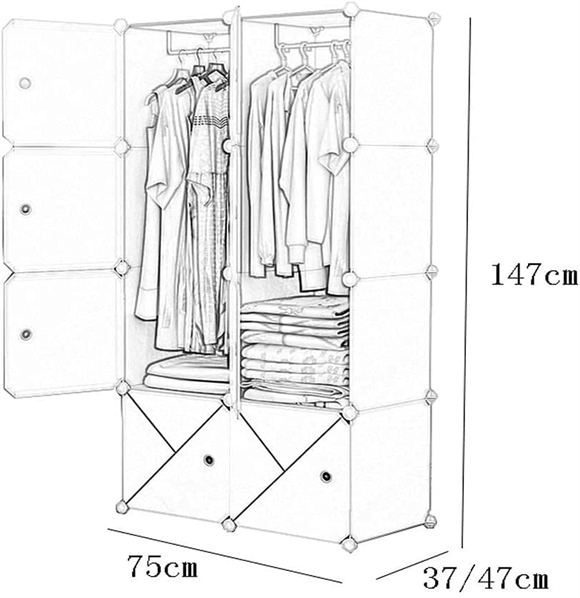 Shoe rack with cover